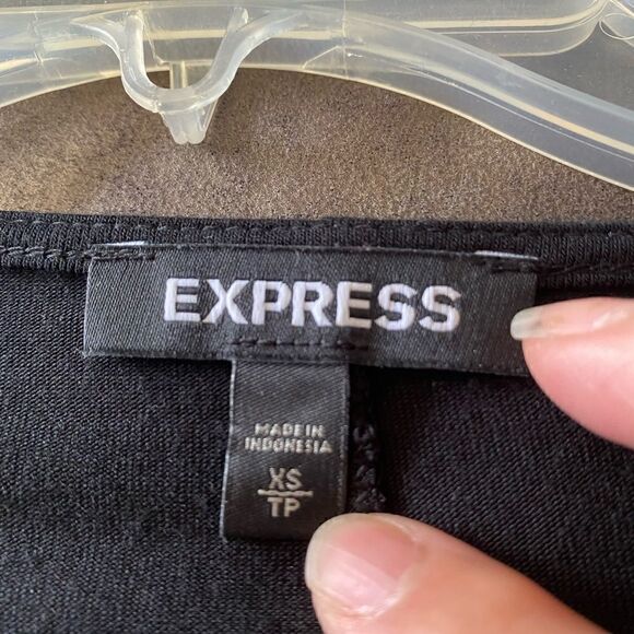 Black express wrap dress XS - Picture 5 of 7